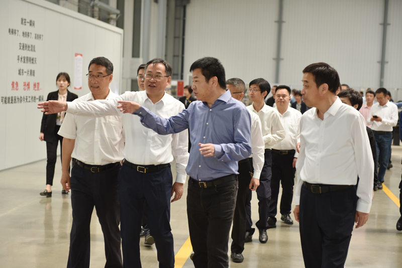 安徽省宣城市績溪縣黨政代表團考察安靠智電 安徽省宣城市績溪縣黨政代表團考察安靠智電